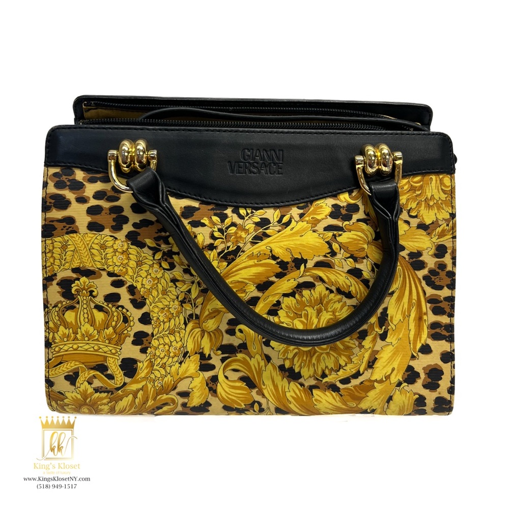 Vintage Gianni Versace vintage 90s sunburst 2 way bag